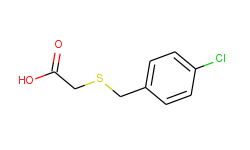 [(4-chlorobenzyl)thio]acetic acid