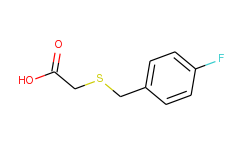 [(4-fluorobenzyl)thio]acetic acid