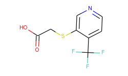 2-{[4-(Trifluoromethyl)pyridin-3-yl]thio}-acetic acid