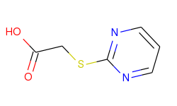 Acetic acid, (2-pyrimidinylthio)-