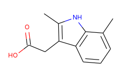 1H-Indole-3-acetic acid, 2,7-dimethyl-
