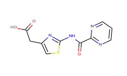 {2-[(Pyrimidin-2-ylcarbonyl)amino]-1,3-thiazol-4-yl}acetic acid