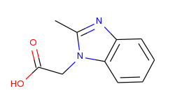 1H-Benzimidazole-1-acetic acid, 2-methyl-