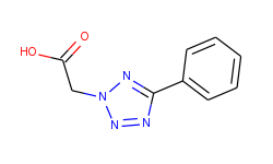 2H-Tetrazole-2-acetic acid, 5-phenyl-