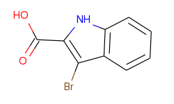 1H-Indole-2-carboxylic acid, 3-bromo-