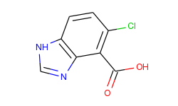 1H-Benzimidazole-4-carboxylic acid, 5-chloro-