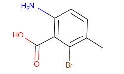 Benzoic acid, 6-amino-2-bromo-3-methyl-