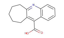 7,8,9,10-tetrahydro-6h-cyclohepta[b]-quinoline-11-carboxylic acid