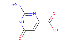 4-Pyrimidinecarboxylic acid, 2-amino-1,6-dihydro-6-oxo-