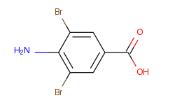 Benzoic acid, 4-amino-3,5-dibromo-