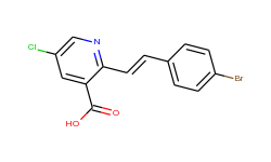 (e)-2-(4-bromostyryl)-5-chloronicotinic acid