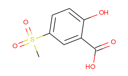 Benzoic acid, 2-hydroxy-5-(methylsulfonyl)-