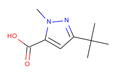 1H-Pyrazole-5-carboxylic acid, 3-(1,1-dimethylethyl)-1-methyl-