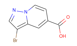 Pyrazolo[1,5-a]pyridine-5-carboxylic acid, 3-bromo-