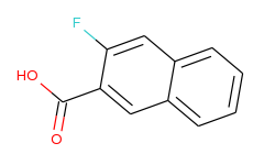 2-Naphthalenecarboxylic acid, 3-fluoro-