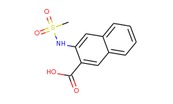 3-[(methylsulfonyl)amino]-2-naphthoic acid