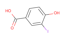 Benzoic acid, 4-hydroxy-3-iodo-