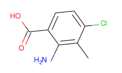 Benzoic acid, 2-amino-4-chloro-3-methyl-