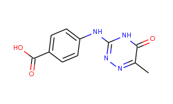 4-(6-methyl-5-oxo-4,5-dihydro-[1,2,4]triazin-3-ylamino)-benzoic acid