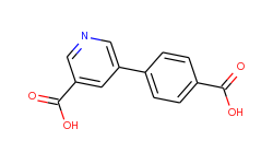 3-Pyridinecarboxylic acid, 5-(4-carboxyphenyl)-