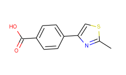 Benzoic acid, 4-(2-methyl-4-thiazolyl)-