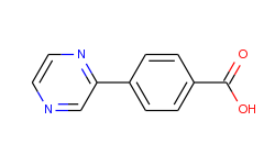 Benzoic acid, 4-pyrazinyl-