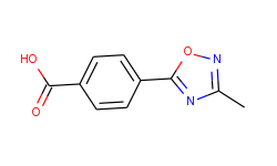 Benzoic acid, 4-(3-methyl-1,2,4-oxadiazol-5-yl)-