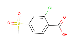 Benzoic acid, 2-chloro-4-(methylsulfonyl)-