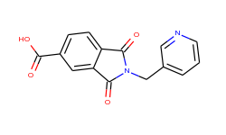1,3-Dioxo-2-pyridin-3-ylmethyl-2,3-dihydro-1H-isoindole-5-carboxylic acid