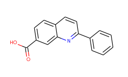 7-Quinolinecarboxylic acid, 2-phenyl-