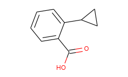 Benzoic acid, 2-cyclopropyl-