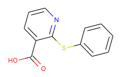 3-Pyridinecarboxylic acid, 2-(phenylthio)-