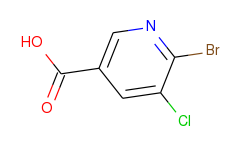 3-Pyridinecarboxylic acid, 6-bromo-5-chloro-