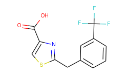 2-[3-(Trifluoromethyl)benzyl]-1,3-thiazole-4-carboxylic acid