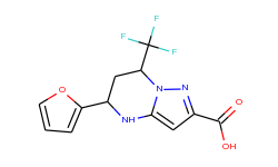 5-furan-2-yl-7-trifluoromethyl-4,5,6,7-tetrahydro-pyrazolo[1,5-a]pyrimidine-2-carboxylic acid