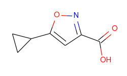 3-Isoxazolecarboxylic acid, 5-cyclopropyl-