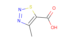 1,2,3-Thiadiazole-5-carboxylic acid, 4-methyl-
