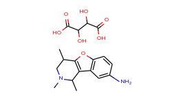 1,2,4-trimethyl-1,2,3,4-tetrahydro-benzo-[4,5] furo-[3,2-c]pyridin-8-ylamine tartrate