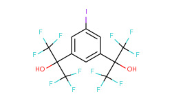3,5-bis(1,1,1,3,3,3-hexafluoro-2-hydroxypropyl)-iodobenzene