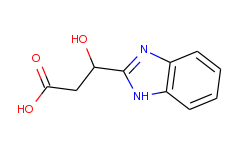 3-(1h-benzoimidazol-2-yl)-3-hydroxy-propionic acid