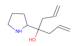 4-pyrrolidin-2-yl-hepta-1,6-dien-4-ol