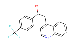 2-quinolin-4-yl-1-(4-trifluoromethylphenyl)ethanol