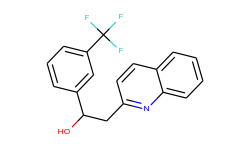2-quinolin-2-yl-1-(3-trifluoromethylphenyl)ethanol