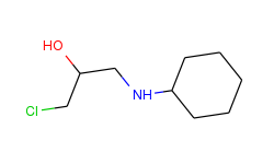 1-chloro-3-cyclohexylaminopropan-2-ol