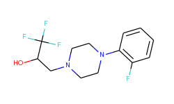 1,1,1-trifluoro-3-[4-(2-fluorophenyl)piperazino]-2-propanol
