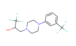 1,1,1-trifluoro-3-{4-[3-(trifluoromethyl)phenyl]-piperazino}-2-propanol