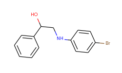 2-(4-bromoanilino)-1-phenyl-1-ethanol