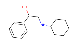 2-cyclohexylamino-1-phenylethanol