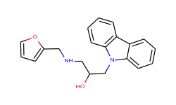 1-carbazol-9-yl-3-[(furan-2-ylmethyl)-amino]-propan-2-ol
