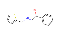 1-phenyl-2-[(thiophen-2-ylmethyl)-amino]-ethanol